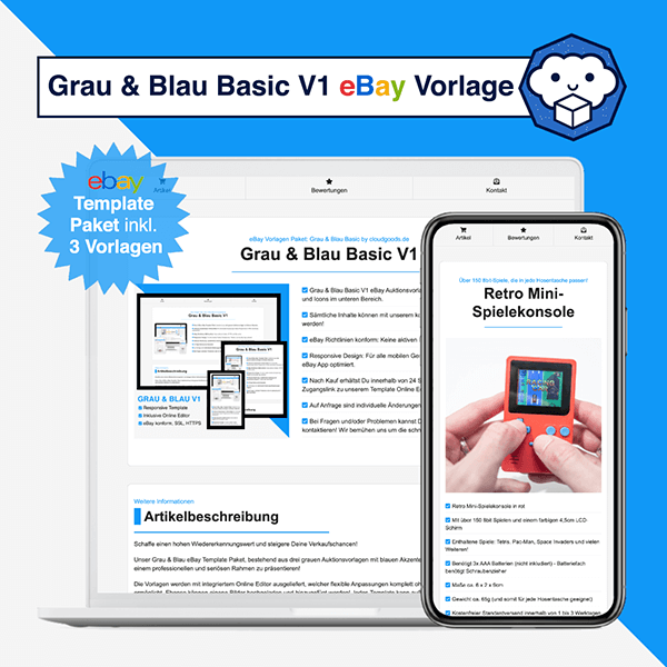 Grau & Blau Basic Artikelbeschreibung