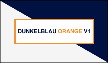 Dunkelblau Orange V1