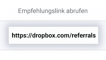 Dropbox Freunde Link abrufen: dropbox.com/referrals Dropbox Freunde Link abrufen: dropbox.com/referrals
